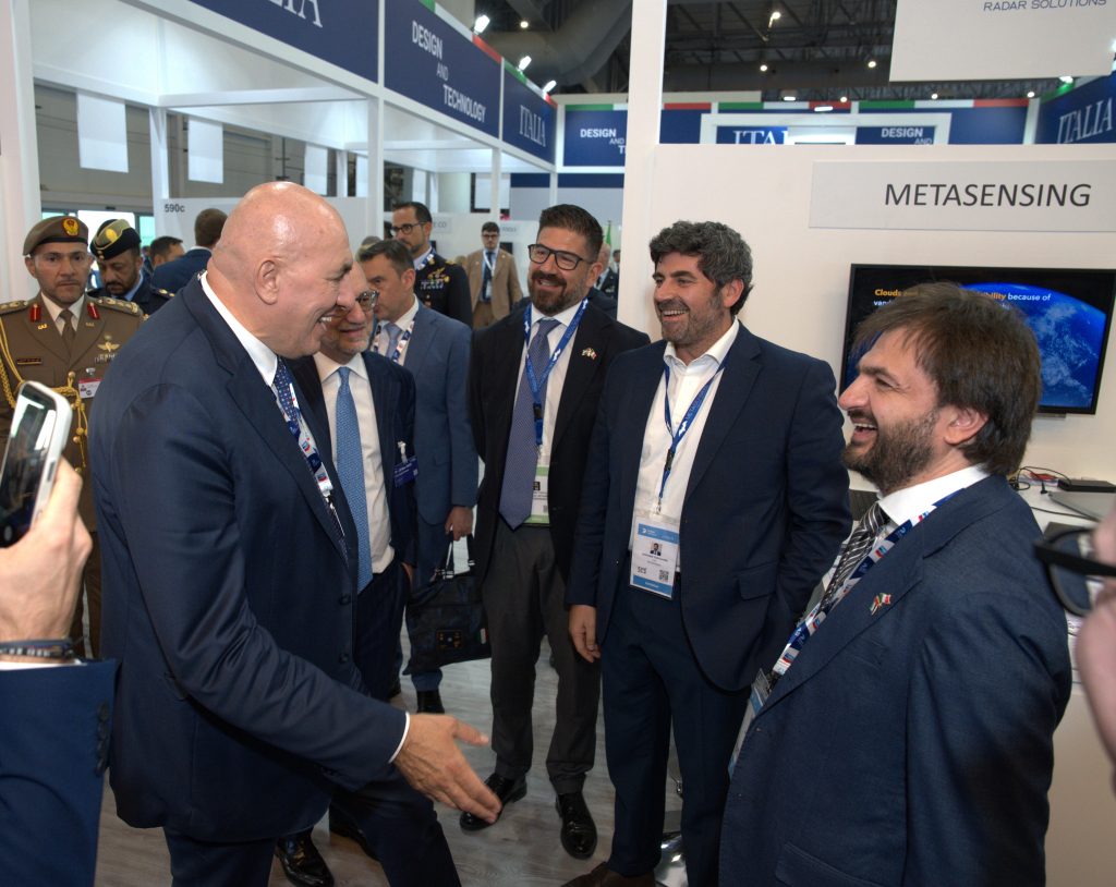 Dubai Air Show 2025 - Adriano Meta & Minister of Defence Guido Crosetto